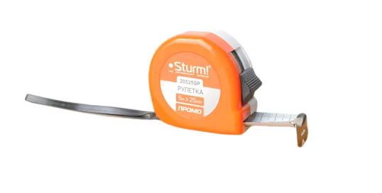 Sturm Рулетка 5х25мм, пластиковый корпус, 20525SP