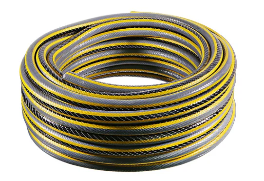 Hanskonner Шланг поливочный армированный, усиленный, 4х слойный, 1/2", 25 м, желто-черный HK3015-24-12-25