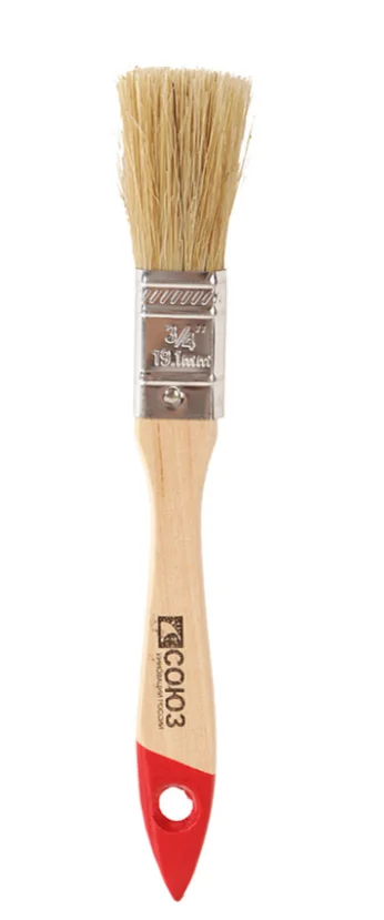 СОЮЗ Кисть плоская Standard 3/4" (20 мм), натуральная щетина 9040-36-020С