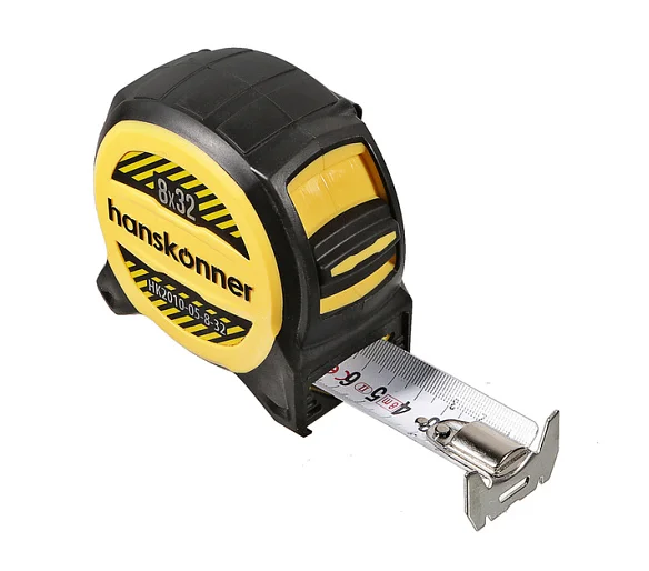 Hanskonner Рулетка 8x32мм, двухсторонняя, нейлон, двойной мощный магнит, HK2010-05-8-32