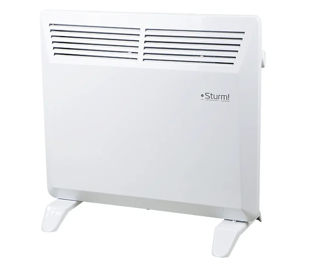 Sturm Конвектор 1000Вт, ал наг эл-т X-shape,механ термост,напол,защ от перегр/опрокид CH1000RF
