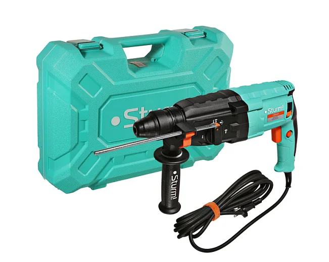 Sturm Перфоратор 800Вт, 24мм, 3Дж, 0-5600уд/мин, 0-1200об/мин,3 реж, кабель 4м, кейс RH2524BR