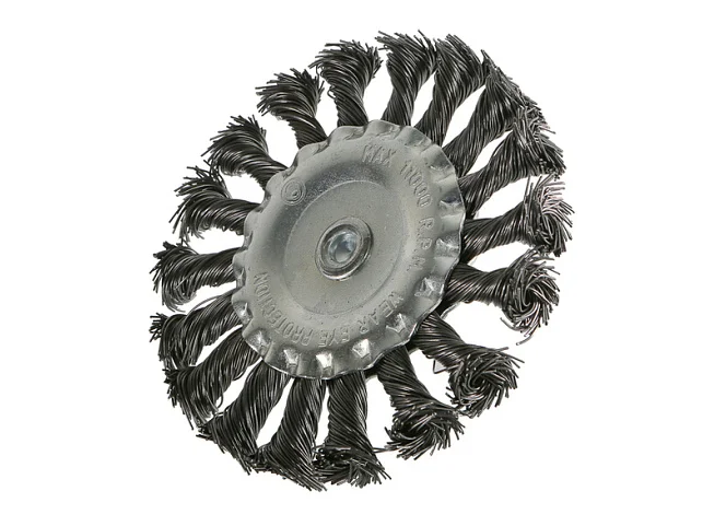 Sturm Корщетка-насадка для дрели Радиальная , 100 мм, хвост 6 мм, витая стальн. 5241102