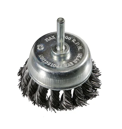 Sturm Корщетка-насадка для дрели Чашеобразная , 65 мм, хвост 6 мм, витая стальн. 5241201