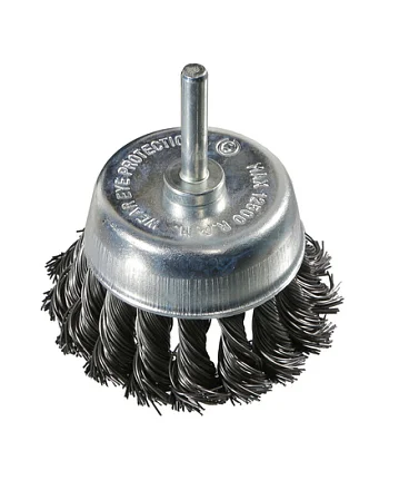 Sturm Корщетка-насадка для дрели Чашеобразная , 75 мм, хвост 6 мм, витая стальн. 5241202