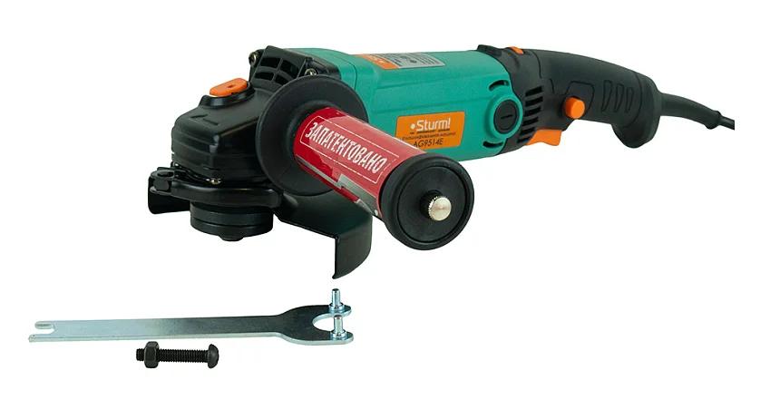 Sturm УШМ 125мм, 1100Вт, рег об:4000-11000об/мин, удлин рукоять AG9514E