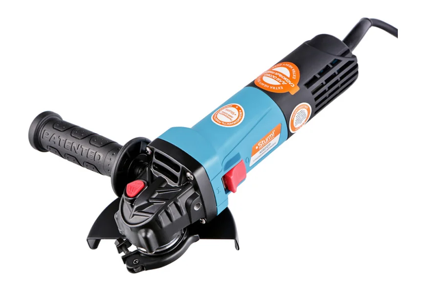 Sturm УШМ ПРОФИ, 125мм, 1200Вт, 11000об/мин, ПОВЫШЕННАЯ ПЫЛЕЗАЩИТА, ЯПОНСК ПОДШИПНИК AG90121P